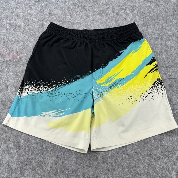 chubbies Other - Chubbies Mens Swim Trunks Small 7 Inch Inseam Multicolor Brushstroke Black Teal